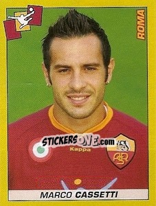 Cromo Marco Cassetti - Calciatori 2007-2008 - Panini