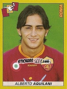 Sticker Alberto Aquilani - Calciatori 2007-2008 n. 376 - Panini