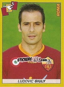 Figurina Ludovic Giuly - Calciatori 2007-2008 - Panini