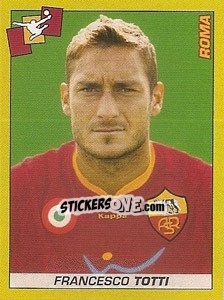 Sticker Francesco Totti - Calciatori 2007-2008 n. 381 - Panini