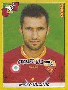 Sticker Mirko Vucinic - Calciatori 2007-2008 n. 382 - Panini