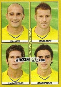 Cromo ChievoVerona [Serie B] - Calciatori 2007-2008 - Panini