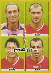 Cromo Piacenza [Serie B] - Calciatori 2007-2008 - Panini