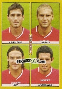 Cromo Piacenza [Serie B] - Calciatori 2007-2008 - Panini