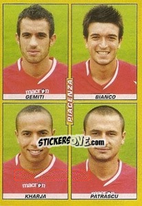 Sticker Gemiti / Bianco / Kharja / Patrascu - Calciatori 2007-2008 n. 576 - Panini