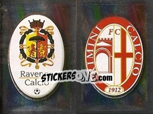 Cromo Ravenna [Serie B] - Rimini [Serie B] - Calciatori 2007-2008 - Panini