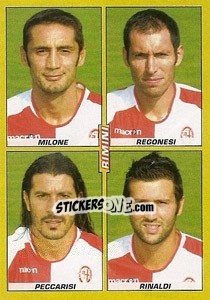 Figurina Rimini [Serie B] - Calciatori 2007-2008 - Panini