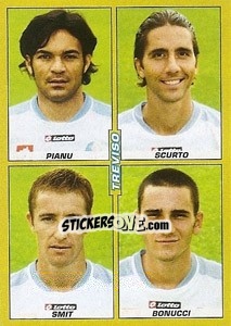 Sticker Pianu / Scurto / Smit / Leonardo Bonucci - Calciatori 2007-2008 n. 607 - Panini