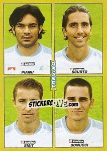 Sticker Pianu / Scurto / Smit / Leonardo Bonucci - Calciatori 2007-2008 - Panini