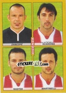 Figurina Vicenza [Serie B] - Calciatori 2007-2008 - Panini