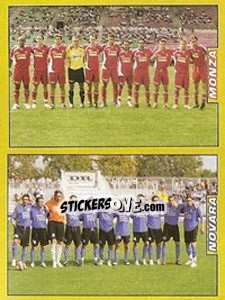 Sticker MONZA - NOVARA - Calciatori 2007-2008 - Panini