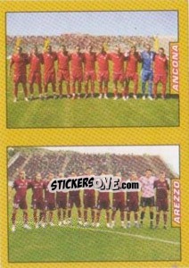 Sticker Ancona - Arezzo - Calciatori 2007-2008 - Panini