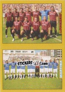 Figurina Lucchese / Martina - Calciatori 2007-2008 - Panini