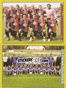 Sticker SAMBENEDETTESE - SANGIOVANNESE - Calciatori 2007-2008 - Panini