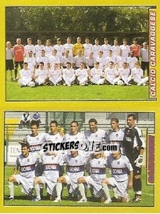 Sticker CALCIO CARAVAGGESE - CANAVESE - Calciatori 2007-2008 - Panini