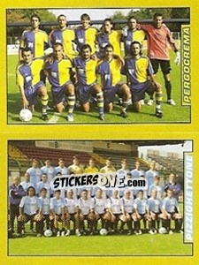 Cromo PERGOCREMA - PIZZIGHETTONE - Calciatori 2007-2008 - Panini