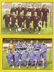 Sticker REGGIANA - ROVIGO - Calciatori 2007-2008 - Panini