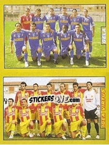 Sticker GELA - IGEA VIRTUS - Calciatori 2007-2008 n. 675 - Panini