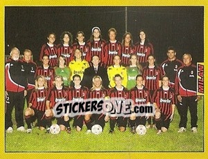 Sticker SQUADRA MILAN - Calciatori 2007-2008 - Panini