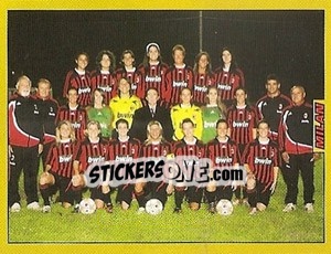 Cromo SQUADRA MILAN - Calciatori 2007-2008 - Panini