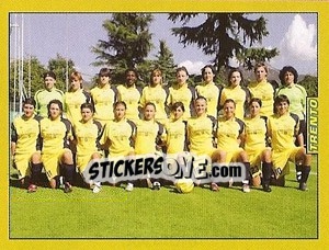 Sticker SQUADRA TRENTO - Calciatori 2007-2008 - Panini