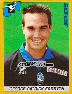 Sticker George Patrick Forsyth (Atalanta) - Calciatori 2007-2008 n. A1 - Panini