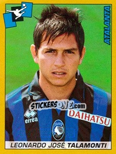 Sticker Leonardo José Talamonti (Atalanta) - Calciatori 2007-2008 n. A3 - Panini
