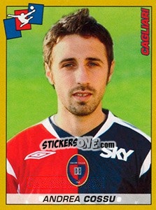 Cromo Andrea Cossu (Cagliari) - Calciatori 2007-2008 n. A10 - Panini