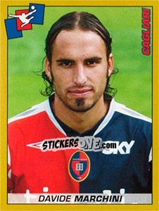 Sticker Davide Marchini (Cagliari) - Calciatori 2007-2008 - Panini