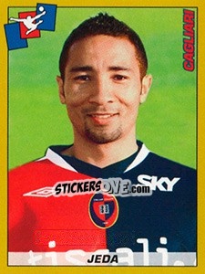 Sticker Jeda (Cagliari) - Calciatori 2007-2008 n. A12 - Panini