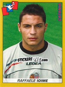 Sticker Raffaele Ioime (Catania) - Calciatori 2007-2008 n. A13 - Panini