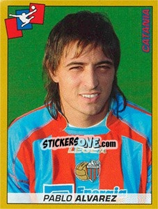 Cromo Pablo Alvarez (Catania) - Calciatori 2007-2008 - Panini