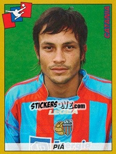 Sticker Piá (Catania) - Calciatori 2007-2008 n. A18 - Panini