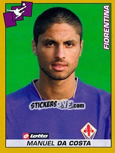 Cromo Manuel Da Costa (Fiorentina) - Calciatori 2007-2008 - Panini