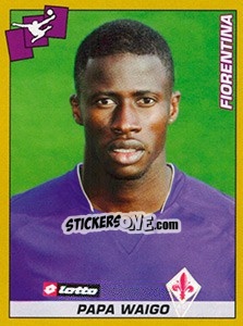 Cromo Papa Waigo (Fiorentina) - Calciatori 2007-2008 n. A30 - Panini