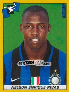 Cromo Nelson Enrique Rivas (Inter) - Calciatori 2007-2008 - Panini