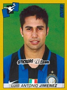 Sticker Luis Antonio Jimenez (Inter) - Calciatori 2007-2008 n. A38 - Panini