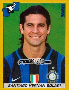 Cromo Santiago Hernan Solari (Inter) - Calciatori 2007-2008 - Panini