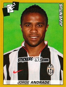 Sticker Jorge Andrade (Juventus) - Calciatori 2007-2008 n. A44 - Panini