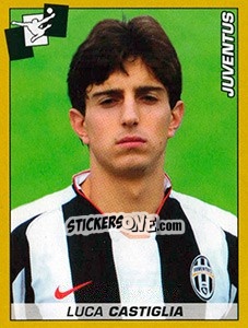 Sticker Luca Castiglia (Juventus) - Calciatori 2007-2008 - Panini