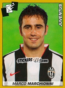Sticker Marco Marchionni (Juventus) - Calciatori 2007-2008 - Panini