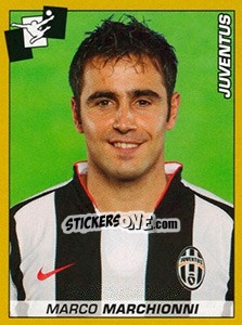 Figurina Marco Marchionni (Juventus) - Calciatori 2007-2008 - Panini