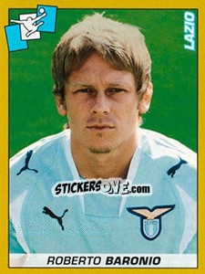 Cromo Roberto Baronio (Lazio) - Calciatori 2007-2008 - Panini