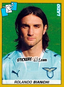Sticker Rolando Bianchi (Lazio) - Calciatori 2007-2008 - Panini