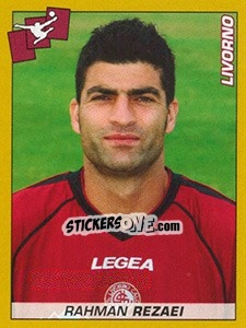 Cromo Rahman Rezaei (Livorno) - Calciatori 2007-2008 - Panini