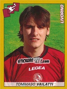 Cromo Tommaso Vailatti (Livorno) - Calciatori 2007-2008 - Panini