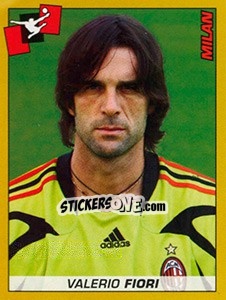 Sticker Valerio Fiori (Milan) - Calciatori 2007-2008 n. A61 - Panini