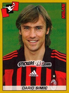 Sticker Dario Simic (Milan) - Calciatori 2007-2008 n. A63 - Panini