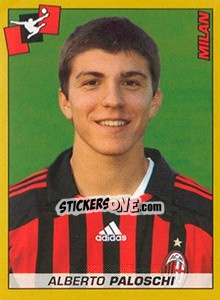 Sticker Alberto Paloschi (Milan) - Calciatori 2007-2008 n. A65 - Panini
