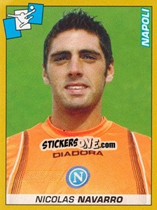 Sticker Nicolas Navarro (Napoli) - Calciatori 2007-2008 - Panini